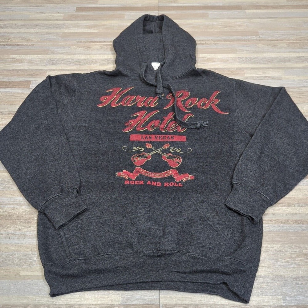 Hard Rock Hotel Las Vegas Men’s Sweatshirt Hoodie Size Medium
